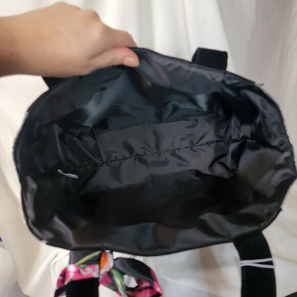 Jimmy Choo Parfums Tote Bag, Black & Silver Glitter, ~ NWT ~ Retails: $149 - Picture 7 of 8